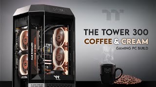 A Coffee Lovers Dream PC Build  Thermaltake The Tower 300  Noctua RTX 4080 [upl. by Illehs]