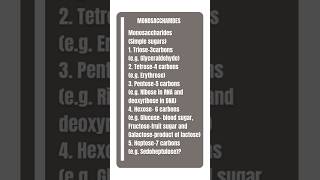 MONOSACCHARIDES  Triose Tetrose Pentose Hexose and Heptose  Biology Bloom [upl. by Treblih]