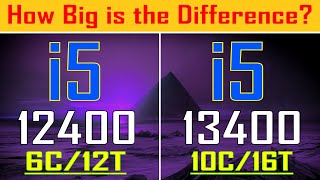 INTEL i5 13400 vs INTEL i5 12400  PC GAMES BENCHMARK TEST [upl. by Rimidalv]