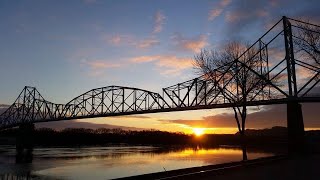 Tearing down the Black Hawk Bridge Lansing Iowa [upl. by Nivled696]