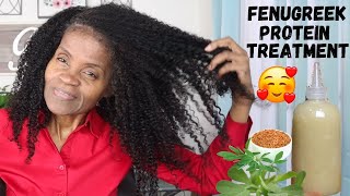 DIY NATURAL HAIR PROTEIN TREATMENT FOR STRONGER GROWING HAIR [upl. by Jordanson5]