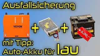 elektrischer Anschluss einer VEVOR Standheizung mit Stromausfallsicherung AutoAkku kostenlos [upl. by Dirraj]