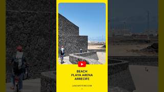 🏖️ LANZAROTE Arrecife  beach Playa Arena lanzarote walkingtour beachalk canaryislands spain [upl. by Odlareg765]