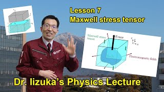 Dr Iizukas Physics Lecture Lesson 7 ”Maxwell stress tensor” [upl. by Chill]