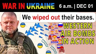 01 Dec Nice Ukrainians UNLEASH JDAM BOMBS ON THE RUSSIAN BASES IN LARGE NUMBERS  War in Ukraine [upl. by Lange]