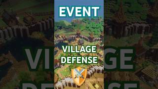 Village Defense Defend the Town against Intruders minecraft [upl. by Euginomod]