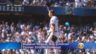 Baseball Report Max Scherzers Continued Dominance Helps Dodgers Keep Pace [upl. by Erlin]