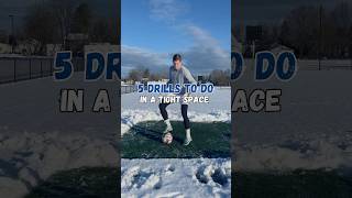 5 Drills To Do In A Tight Space footballshorts soccertraining soccerdrills footballer soccer [upl. by Ahsercal]