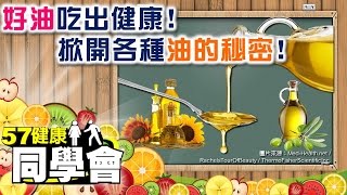 好油吃出健康！掀開各種油的秘密！【57健康同學會】第023集 2010年 [upl. by Wolf]