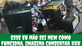 Nobreak APC Não Funciona Bipa E Fica Só Com Barulinho E Piscando Rapido O Led Laranja [upl. by Hanahsuar]