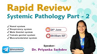 Super Simplified Pathology by Dr Priyanka Sachdev  Systemic Pathology Part  2 [upl. by Harehs]