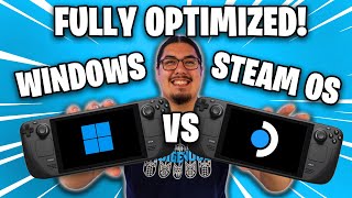 Windows SteamDeck Performance Windows vs SteamOS [upl. by Peter903]