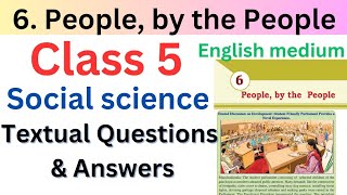 Class 5 Social science 6people by the people Textual Questions amp AnswersClass 5 social science [upl. by Nnave629]