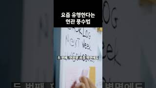 요즘 유행한다는 현관 풍수법 재물운 풍수 집안구조 붙박이장풍수 현관풍수 재물운지키기 관엽식물 [upl. by Ertemed]