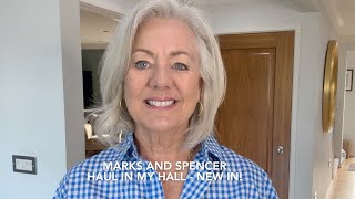 Marks amp Spencer Haul in my Hall  New Season  Size 18 [upl. by Llenyaj]