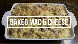 BEST BAKED MACARONI amp CHEESE [upl. by Aneeram829]