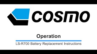 LSR700 Battery Replacement Instructions [upl. by Nazay766]