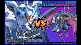 Ulforceveedramon Zero Vs Metallicdramon [upl. by Dani]