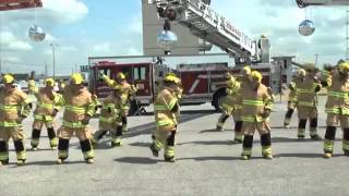 Firefighter Flash Mob Stayin Alive [upl. by Eloisa]