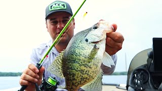 Crappie Fishing with the Double Jig Rig in September Early Fall Fishing [upl. by Eiblehs]