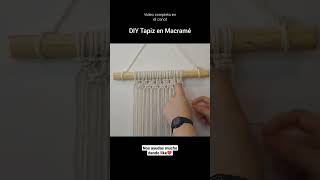 🌟 Super FACIL Tapiz MACRAME 🏡❤ [upl. by Shelah]