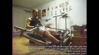 La mia tecnica di voga Tutorial Indoor Rowing  MY ROWING TECHNIQUE [upl. by Sehguh]