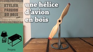 HELICE DAVION EN BOIS  WOOD PROPELLER feat Renaud Bauer [upl. by Loresz]