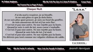 Chaque Nuit ♫♥  Jweezy  ♥♫ quotLovequot ♫♥  Lyrics [upl. by Rap948]