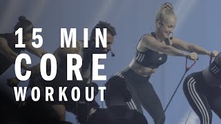 15 Minute CORE Workout  Les Mills amp adidas [upl. by Asoramla]