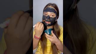 How to apply charcoal peel off mask sahi tarika lagane ka ✨shorts facepackfordryskin skincare [upl. by Ellemaj14]