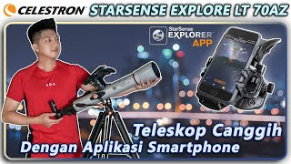 CELESTRON STARSENSE EXPLORER LT 70AZ  Teleskop Dengan Aplikasi Smartphone  UNBOXING amp REVIEW [upl. by Allan]