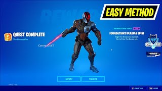 Deal melee damage to opponents Fortnite  How to unlock Foundation Pickaxe in Fortnite [upl. by Anoif666]