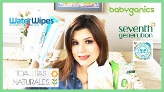 TOALLITAS HUMEDAS PARA BEBE  COMPARACIÓN DE 4 MARCAS NATURALES [upl. by Nazus]