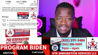 MERCI AVEK TOUT SPONSOR YO KI EDE FANMI YO RANTRE NAN PROGRA BIDEN NAN immigration pwogrambiden [upl. by Atinek]