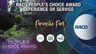 RACQ Peoples Choice Award  Experience or Service winner Paronella Park [upl. by Odrareve]