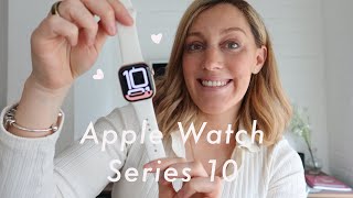 Apple Watch Series 10 Unboxing and first impressions 42mm Rose Gold  Updating from Series 3 [upl. by Llenrrad]