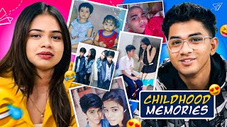 Reacting to Our Childhood Photos 😍 Storytime 🤣 [upl. by Ahsain]