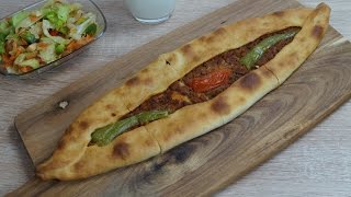 Kiymali Pide Tarifi Pide Rezept [upl. by Oberheim]