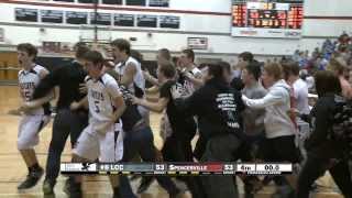 Spencerville Buzzer Beater vs LCC [upl. by Htes766]