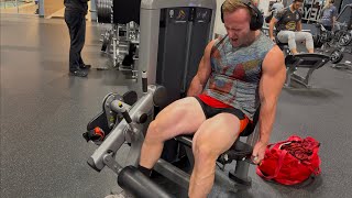 The TRT Bulk  Day 4  INSANE LEG DAY [upl. by Myrta]