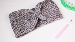 How to Loom Knit a Headband Super Easy for Beginners  DIY Tutorial [upl. by Odareg]