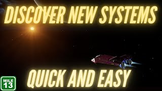 Discover UNDISCOVERED systems in Elite Dangerous quickly [upl. by Brindle]