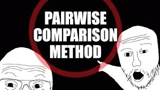 Pairwise Comparison Method Of Voting introduction and 3 examples [upl. by Ted]