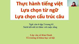 Thực hành tiếng việt  Ngữ văn 6 tập 2 trang 61 sách kết nối tri thức với cuộc sống [upl. by Adore849]