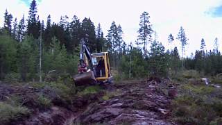 Volvo ecr38 Dikesgrävning [upl. by Kirit992]