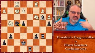 5 Minutes with GM Ben Finegold Rameshbabu Praggnanandhaa vs Hikaru Nakamura Candidates 2024 [upl. by Eisned]