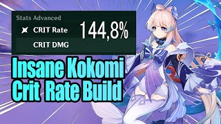 Kokomi Max Crit Rate Build [upl. by Jerrylee]