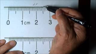 How to Measure length correctly using a Centimeter Ruler [upl. by Ahsenroc]