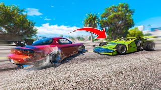 Recreating VIRAL GTA 5 DRIFT STUNTS On Tik Tok [upl. by Damek]