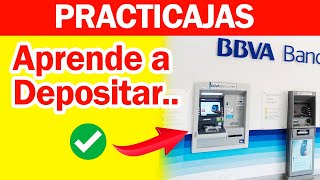 Como Hacer Depósitos En Cajeros Automáticos BANCOMER PRACTICAJAS Bien Explicado 2024 [upl. by Wat]